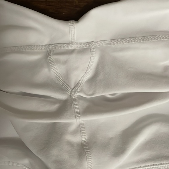 Alo Yoga mesh coast high rise white leggings with stirrup foot detail women M - Picture 7 of 7